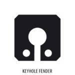 Keyhole-fender