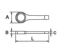 EgaMaster slogging ring, non-sparking, 2.9/16” – ASPAC Industrial Tools