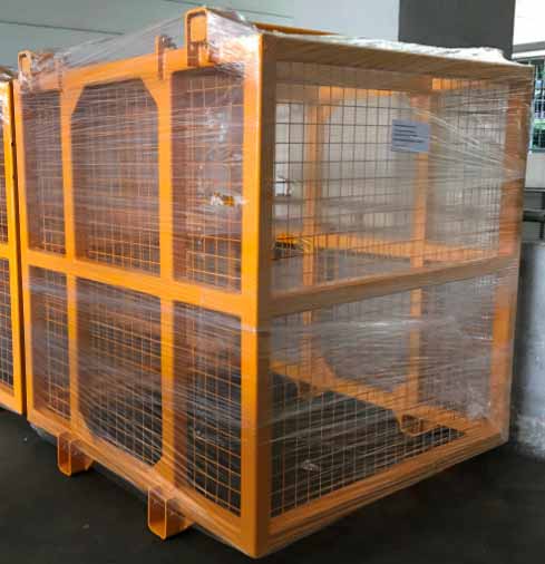 pallet cage for lifting