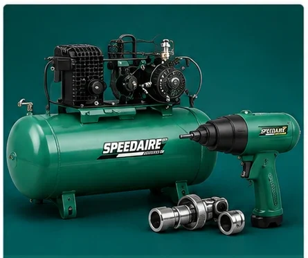 Air compressor and pneumatic equipment